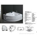 Ceramic Hydromassage Bathtub VK-B219